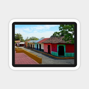 Nicaragua - Rue de Leon Magnet