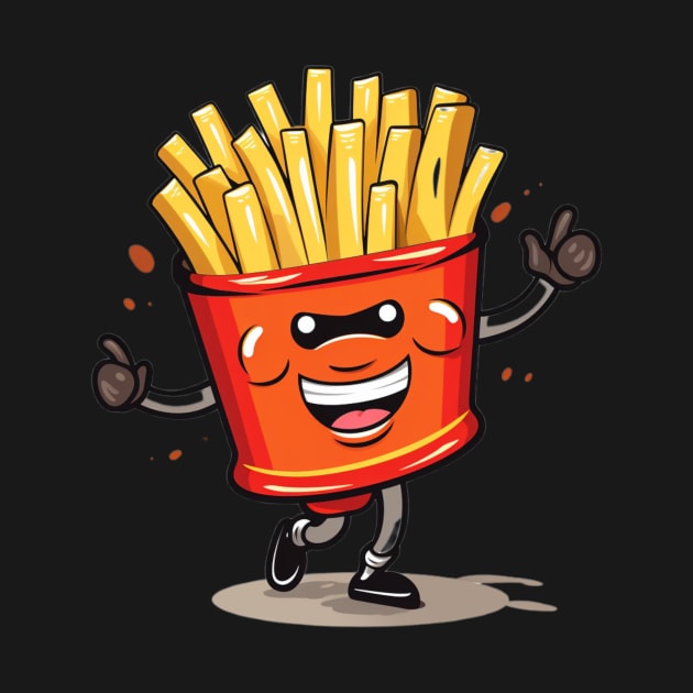 Cute French Fries T-Shirt by nonagobich