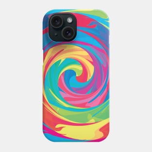 Rainbow Spiral 4 Phone Case