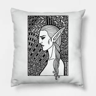 Sindar scrolls Pillow