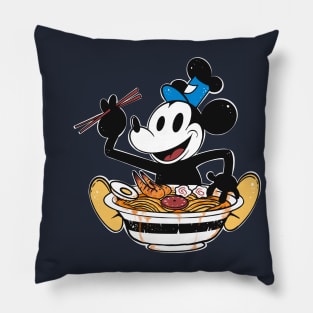 Steamboat willie ramen edition Pillow