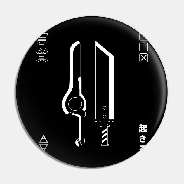 Anime Sword Vector Design Pin by OreFather