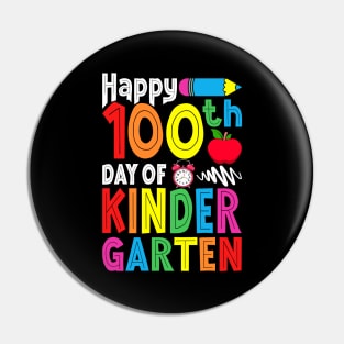 100th Day Kindergarten Gifts Kids Happy 100 Days of School Pin