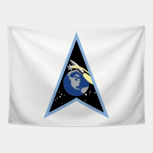 Space Force Delta 12 Logo Tapestry