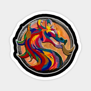 dragon circle Magnet