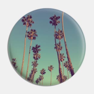 Santa Monica Palm Trees Classic Pin