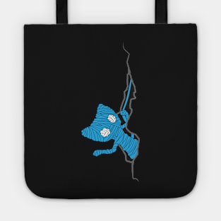 Unravel 2 blue comes out of its hole Tote