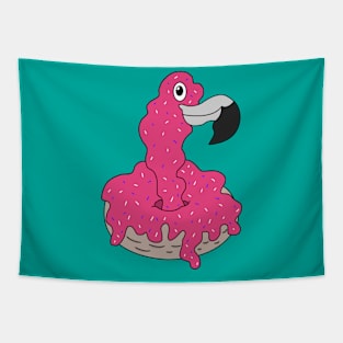 Flamingo Donut Tapestry