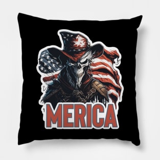 SKULLMERICA Pillow