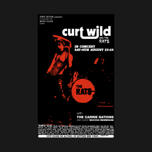 Curt Wild/Velvet Goldmine concert poster T-Shirt