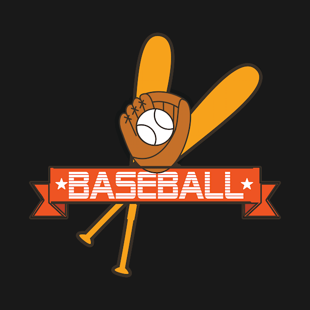 Baseball Brennball Softball Kickball Ballsport USA by KK-Royal