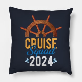 Cruise Squad 2024 Group Gifts Vacation Family Matching Pillow