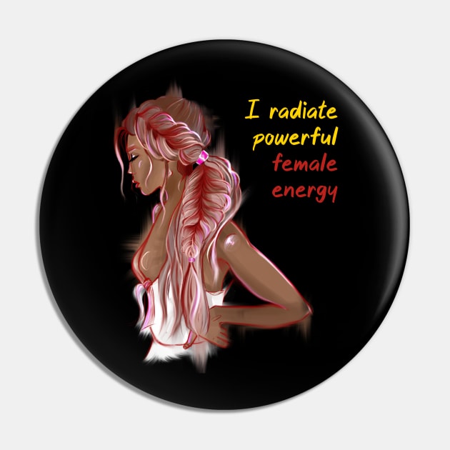 Female energy Pin by Ilham_designs