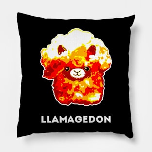 Llamagedon Pillow