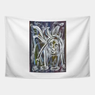 Forest Wizard Painting Tapestry