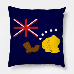 Australian Boot Flag [Roufxis - TP] Pillow