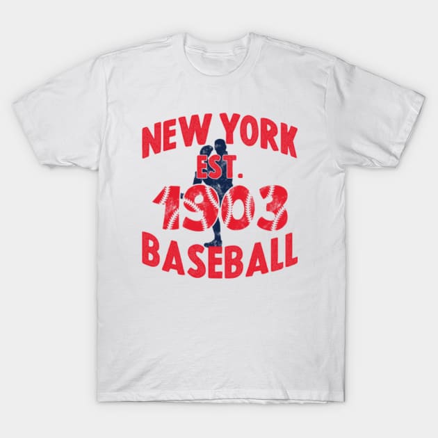  New York NY Vintage Baseball Throwback Retro Design T-Shirt :  Sports & Outdoors