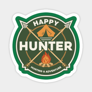 HAPPY HUNTER BADGE Magnet