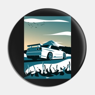 R34 Skyline JDM Legend Pin