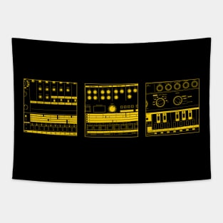 Drum Machine, Drum Machine, Bass Machine Tapestry