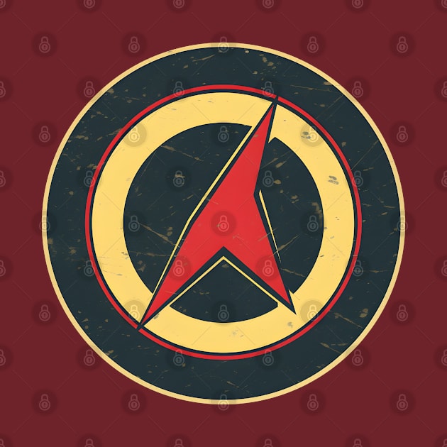 Superhero Graphic Logo - Vintage Retro Style by Dazed Pig