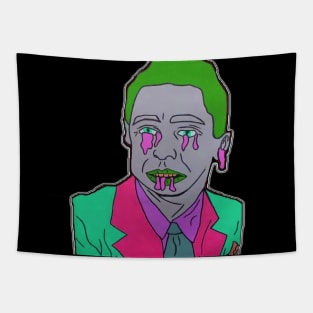 Drowning Man Neon Tapestry