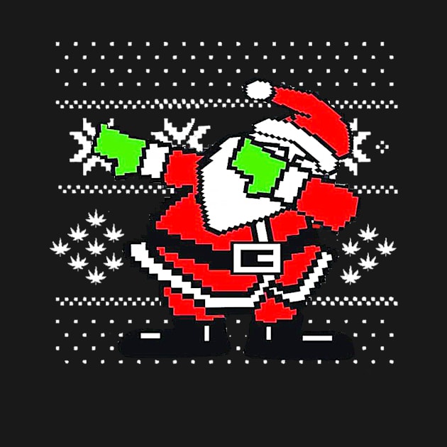 Dabbing Santa Ugly Christmas T-Shirt by songngammo6