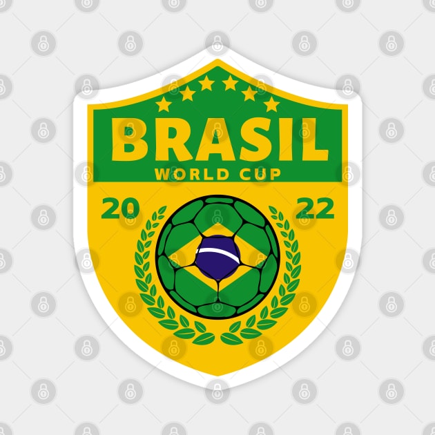 Brasil World Cup Magnet by footballomatic