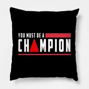 champion t-shirt Pillow