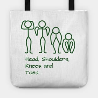 Stickman / Head, shoulders, knees and toes... Tote