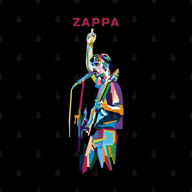 Abstract geometric F.Vincent Zappa in WPAP by smd90