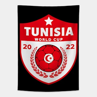 Tunisia Football Tapestry