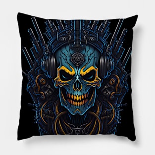 Cyborg Heads Pillow