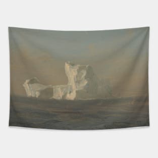 Off Iceberg, Newfoundland by Frederic Edwin Church Tapestry