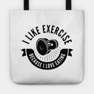 I Like Exercise Tote