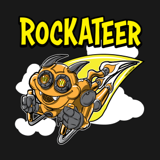 RocKATeer flying through the sky T-Shirt