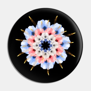 4th July party mandala Pin