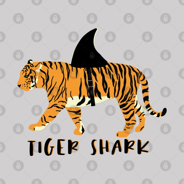 TIGER SHARK FUN DESIGN by Off the Page