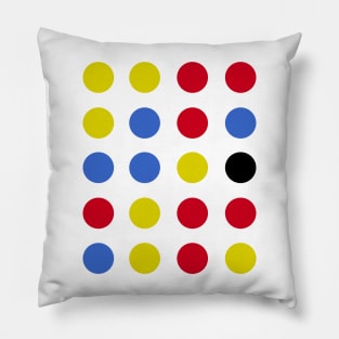 CMYK circles Pillow