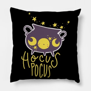 hocus pocus cauldron Pillow