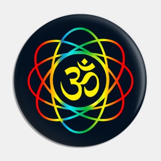 Om Symbol Aum sign Yoga Meditation Mantra Pin