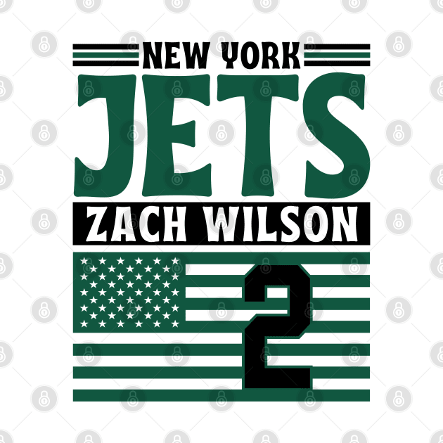 New York Jets Wilson 2 American Flag Football by Astronaut.co