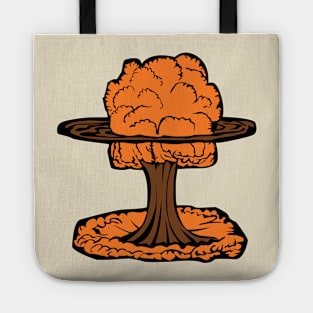 Nuclear Explosion Mushroom Cloud Tote