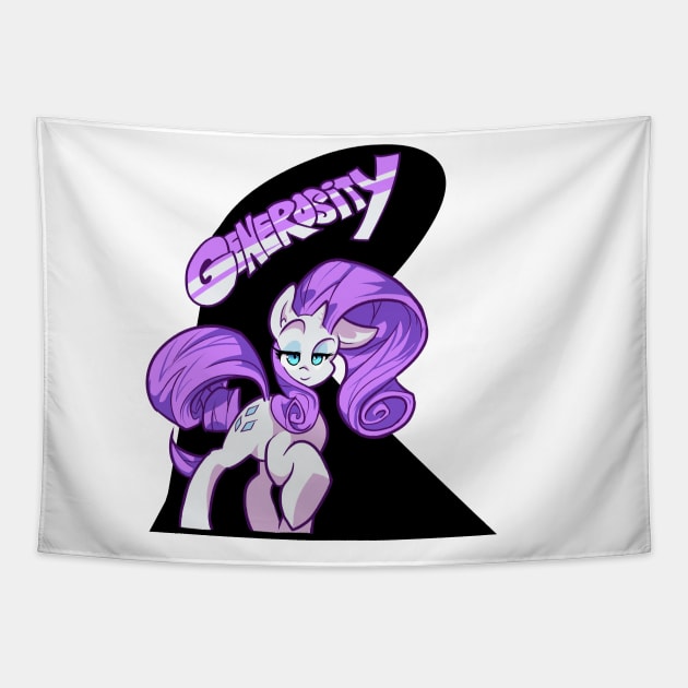 Generosity Pony Tapestry by kizupoko