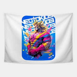 PROUD OTAKU 🟦🟨 SHONEN HERO - #1 HERO 🟥🟨 ANIME MANGA FASHION Tapestry