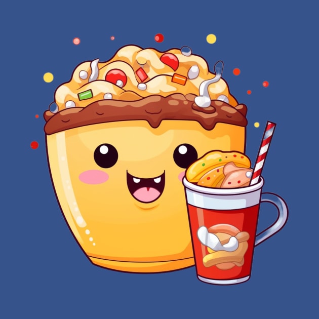 Kawaii  junk food T-Shirt cute  funny by nonagobich