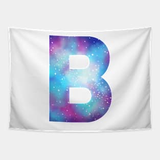 Letter B galaxy Tapestry