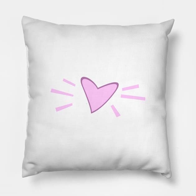 Cute Stylish Heart Pillow by TriggerAura