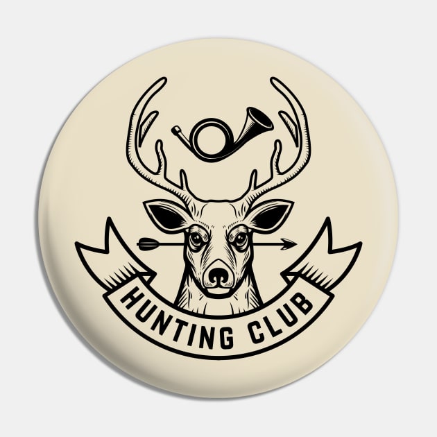 Hunting club Emblem template of hunting emblem with deer head. Design element Pin by RubyCollection