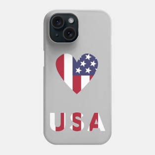 I Love USA Phone Case